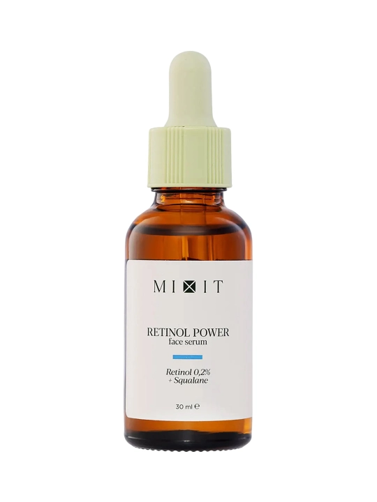 MIXIT Yuz uchun tungi yangilovchi zardob, Retinol, 30 ml