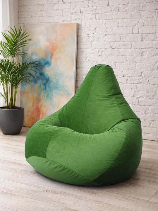 Кресло мешок "XXL" Beanbag - бинбег из мебельного велюра