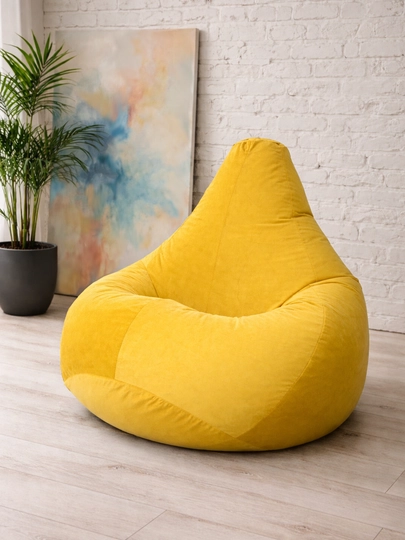 Kreslo meshok (qop) Beanbag, o'lchamli XXL, mebel veloridan