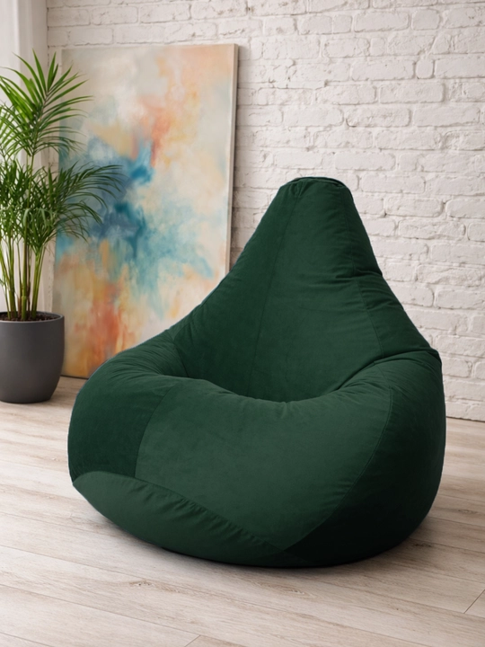 Кресло мешок "XXL" Beanbag - бинбег из мебельного велюра