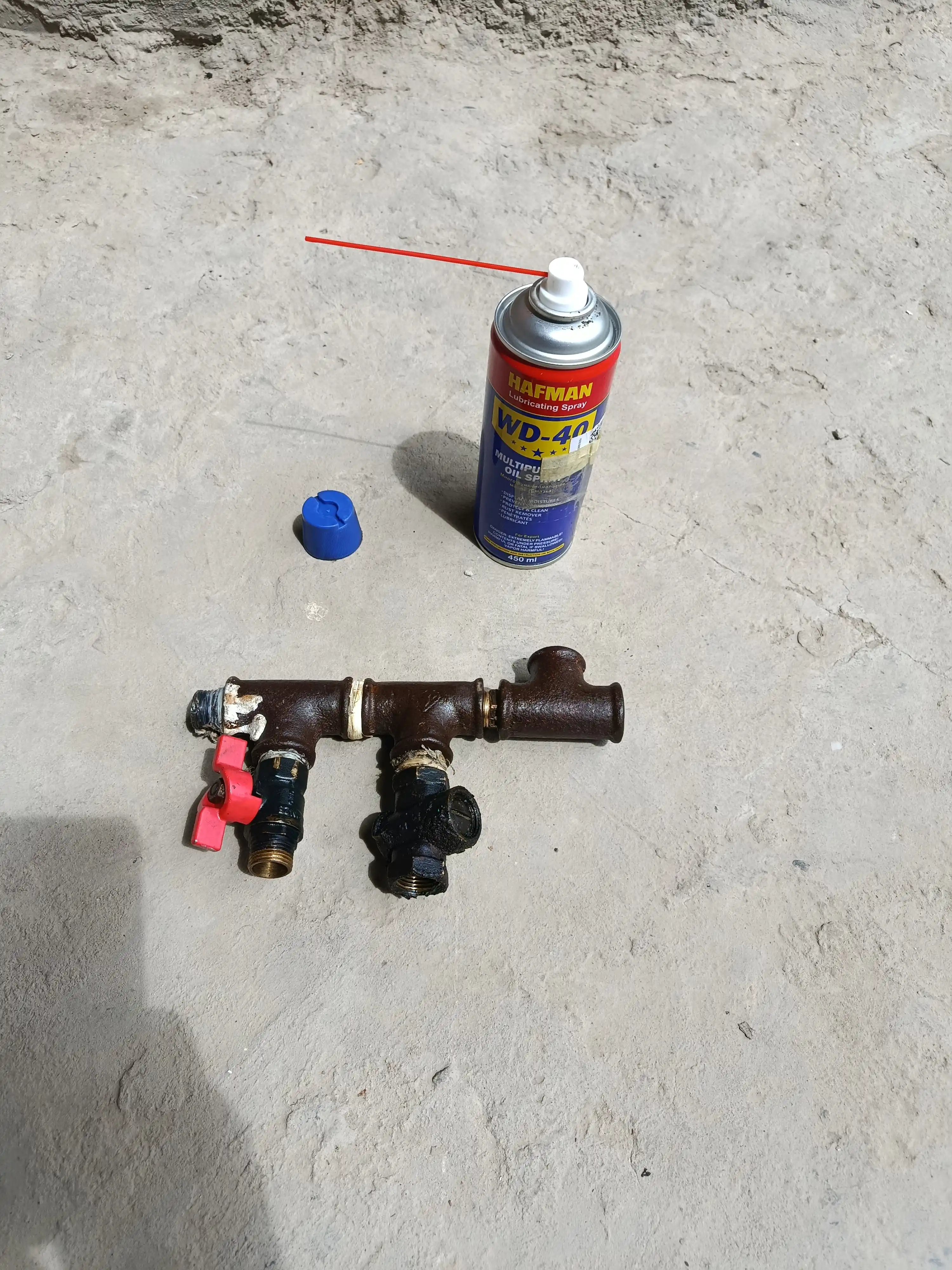 Moylovchi universal singuvchi Hafman, suyuq kalit WD-40, 450 ml