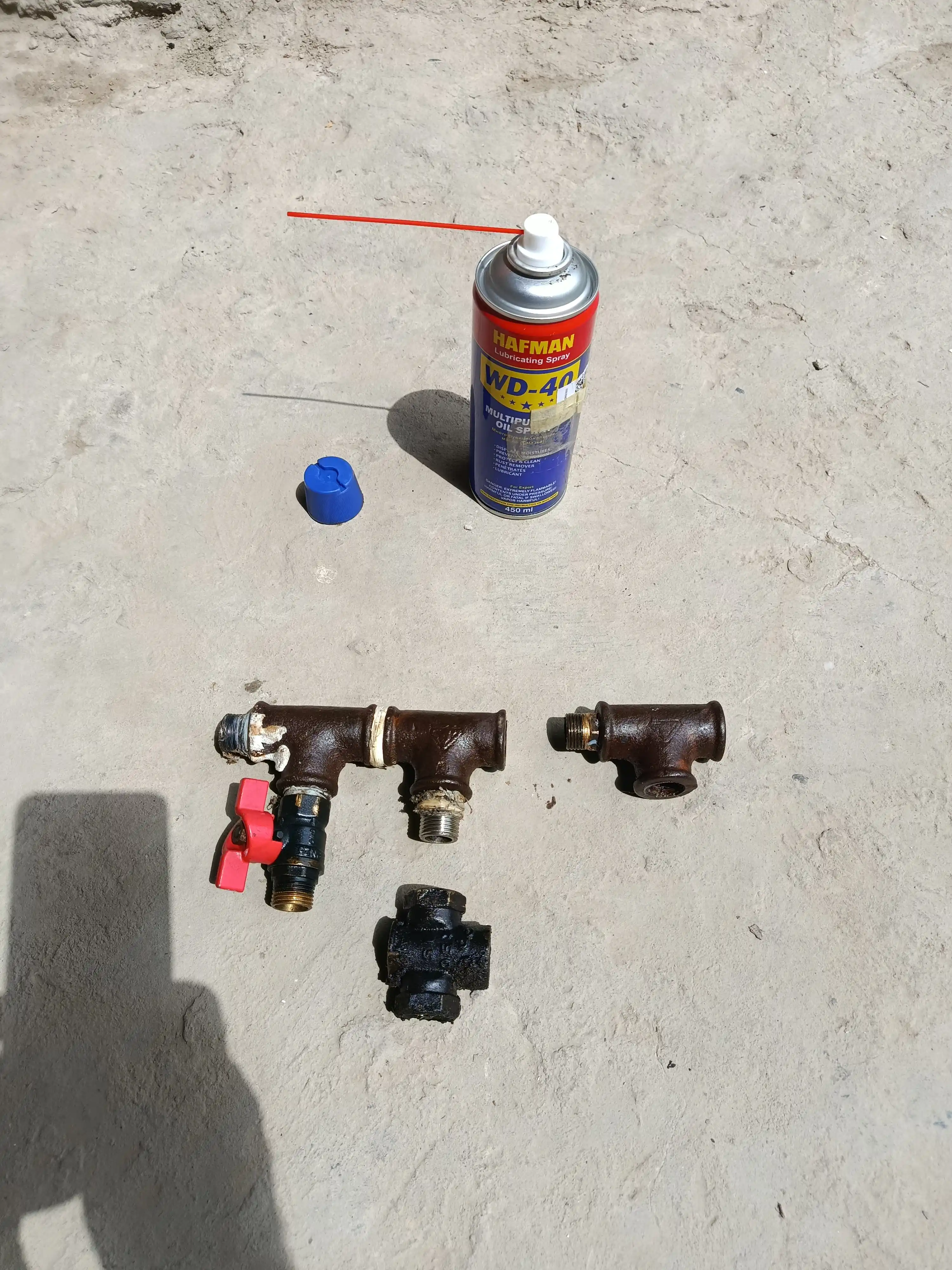 Moylovchi universal singuvchi Hafman, suyuq kalit WD-40, 450 ml