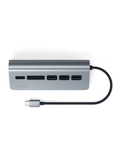 Ko‘p portli USB Hub Satechi, perexodnik, Type C, USB 3.0 5Gbps