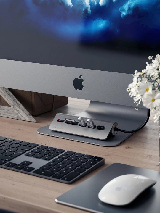 Ko‘p portli USB Hub Satechi, perexodnik, Type C, USB 3.0 5Gbps