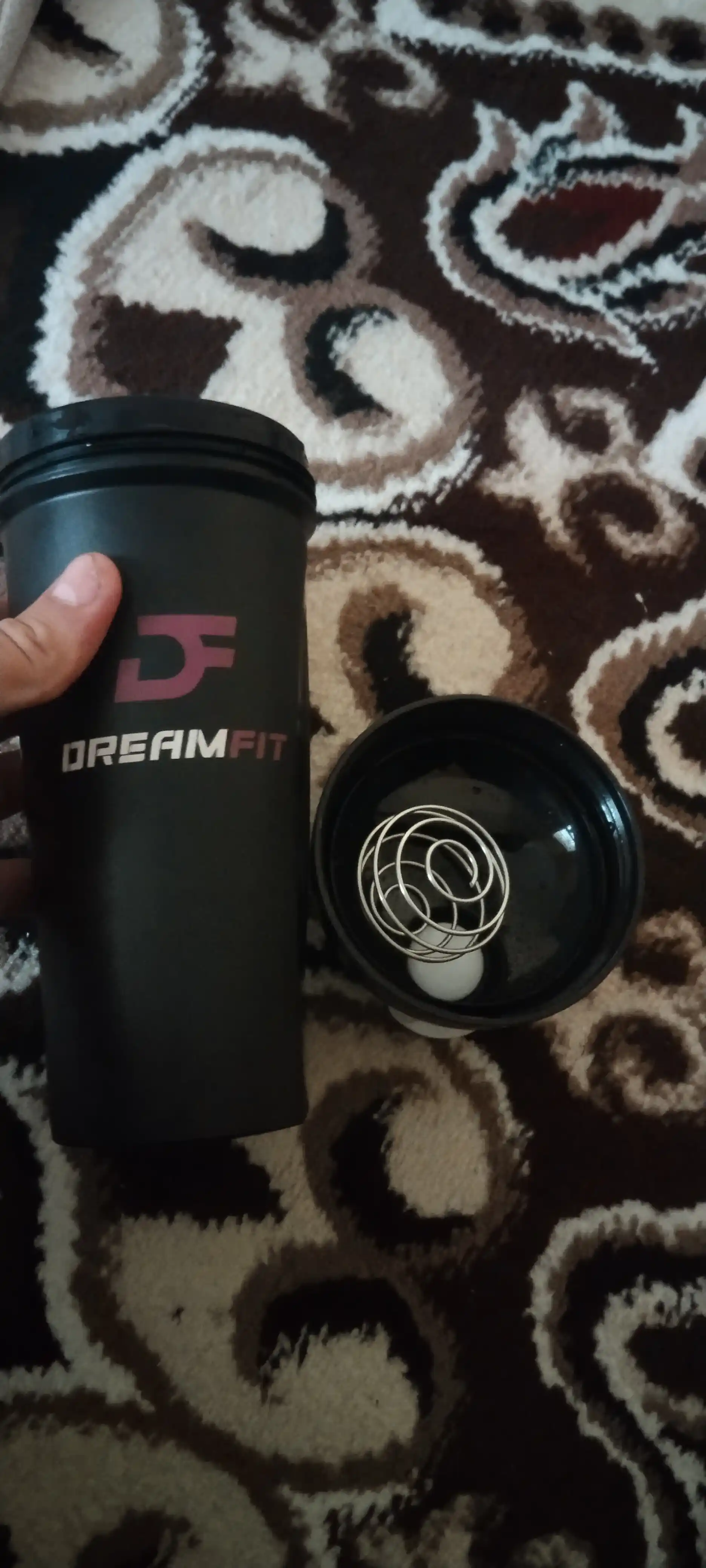 Sheyker, shaker suv shisha, sport idish, geyner, oqsil, protein, 600 ml, uniseks