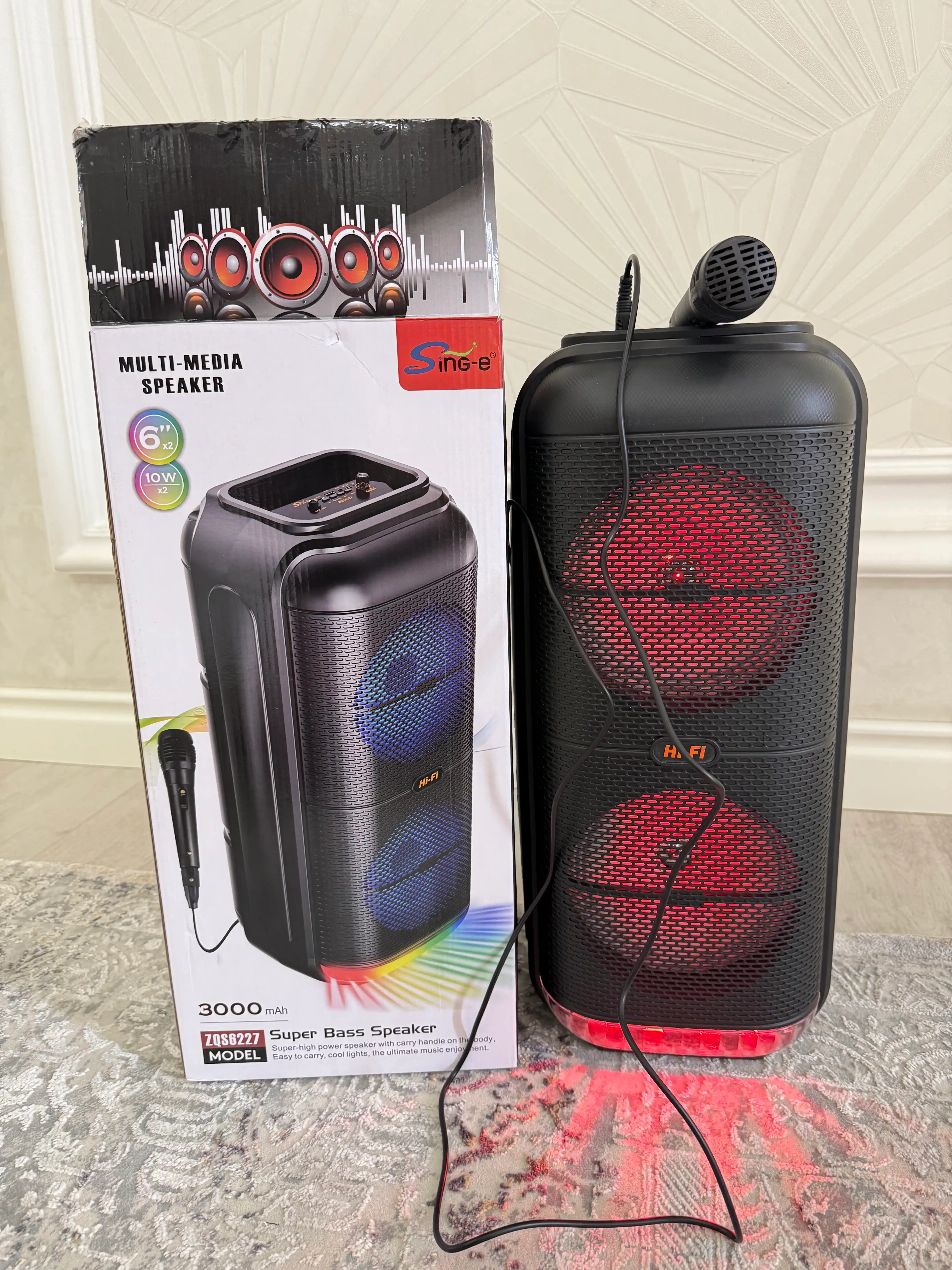 Bluetooth караоке-колонка (ZQS6166 / ZQS 6227)