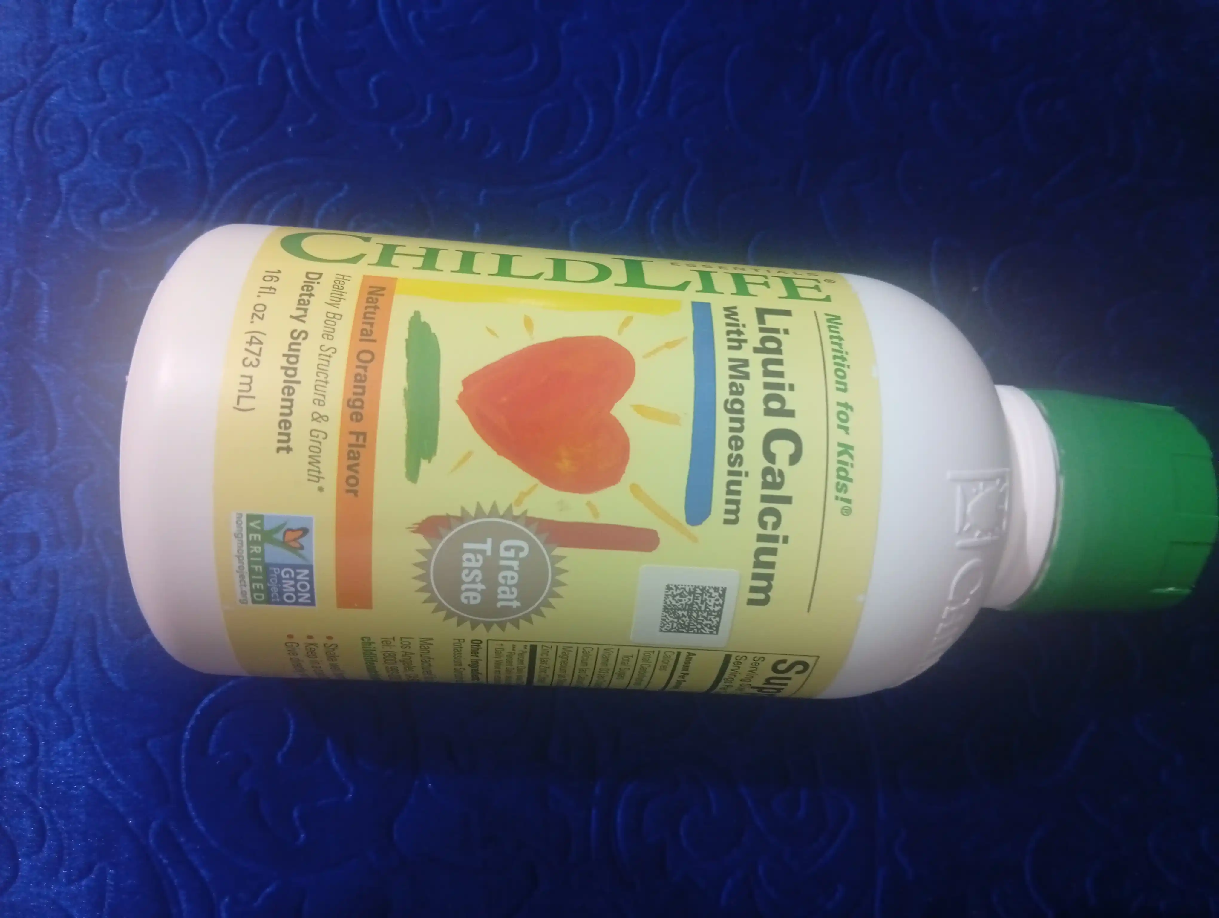 ChildLife Essentials, Suyuq Kalsiy magniy bilan, tabiiy apelsin ta'mi 473 ml