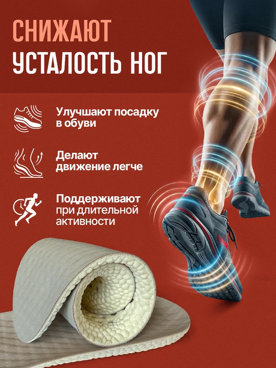 Стельки для обуви AIRSTEP спортивные стельки для кроссовок и повседневной обуви