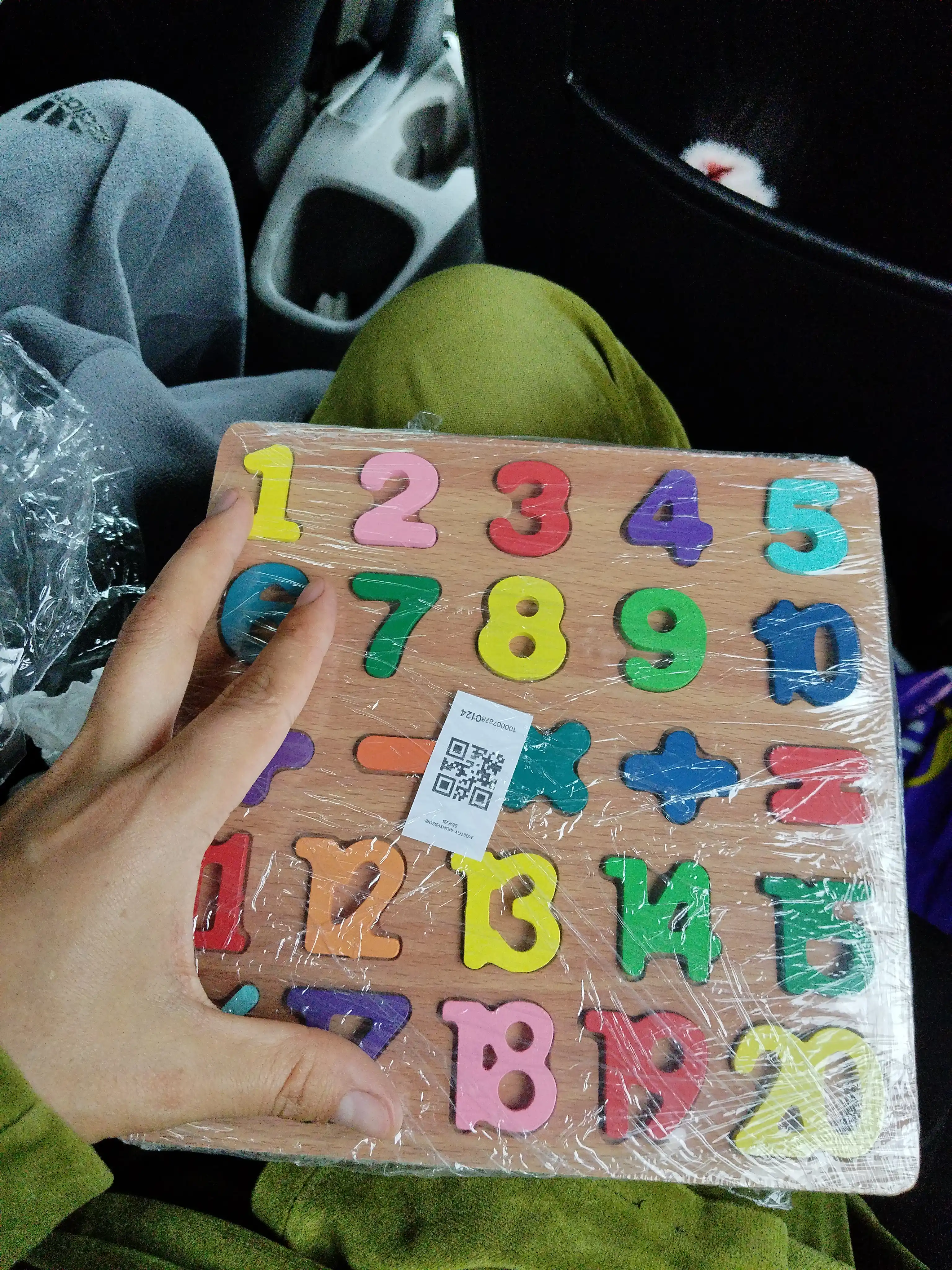 Montessori sorter piramida – raqamli yog‘och rivojlantiruvchi o‘yinchoq