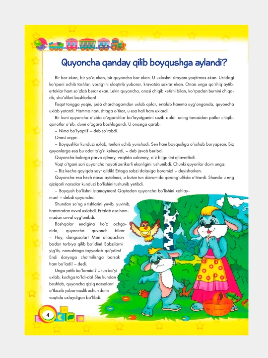 Bolalarni xulq-atvori va xarakterini yaxshilash uchun ertaklar