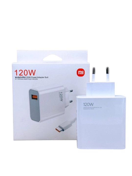 Xiaomi 120W tez quvvatlash, adapter va 6A Type-C kabeli