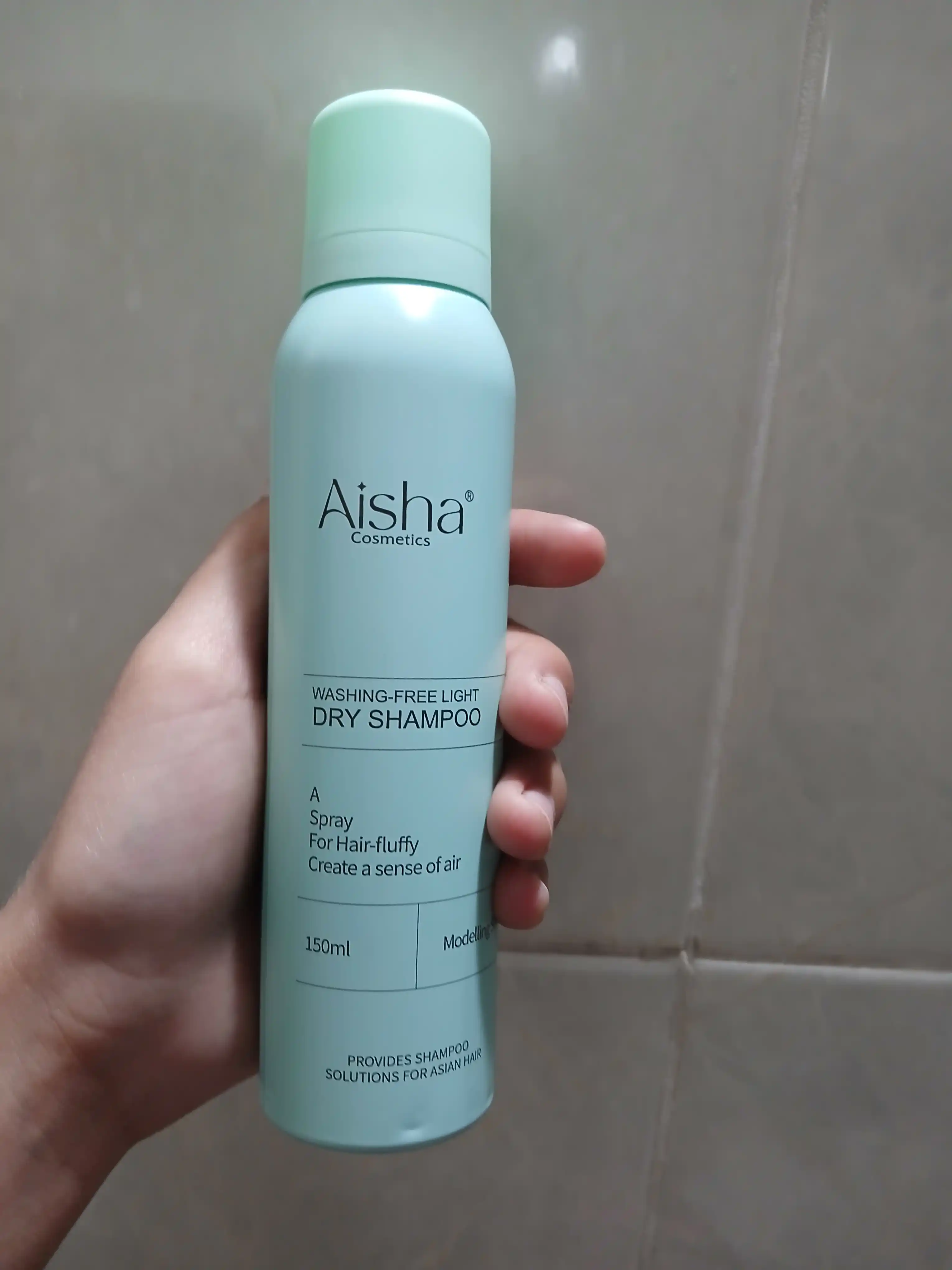 Сухой шампунь для волос, спрей средство для объема, Aisha Cosmetics DRY SHAMPOO 150 мл