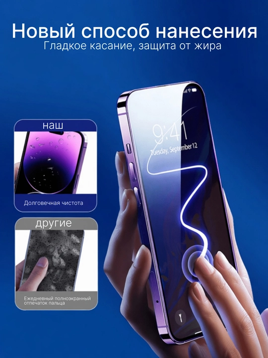 Anti spy ekran himoya oynasi iPhone 17 Pro Max 16 15 14 13 uchun, ekran himoyasi 1+1