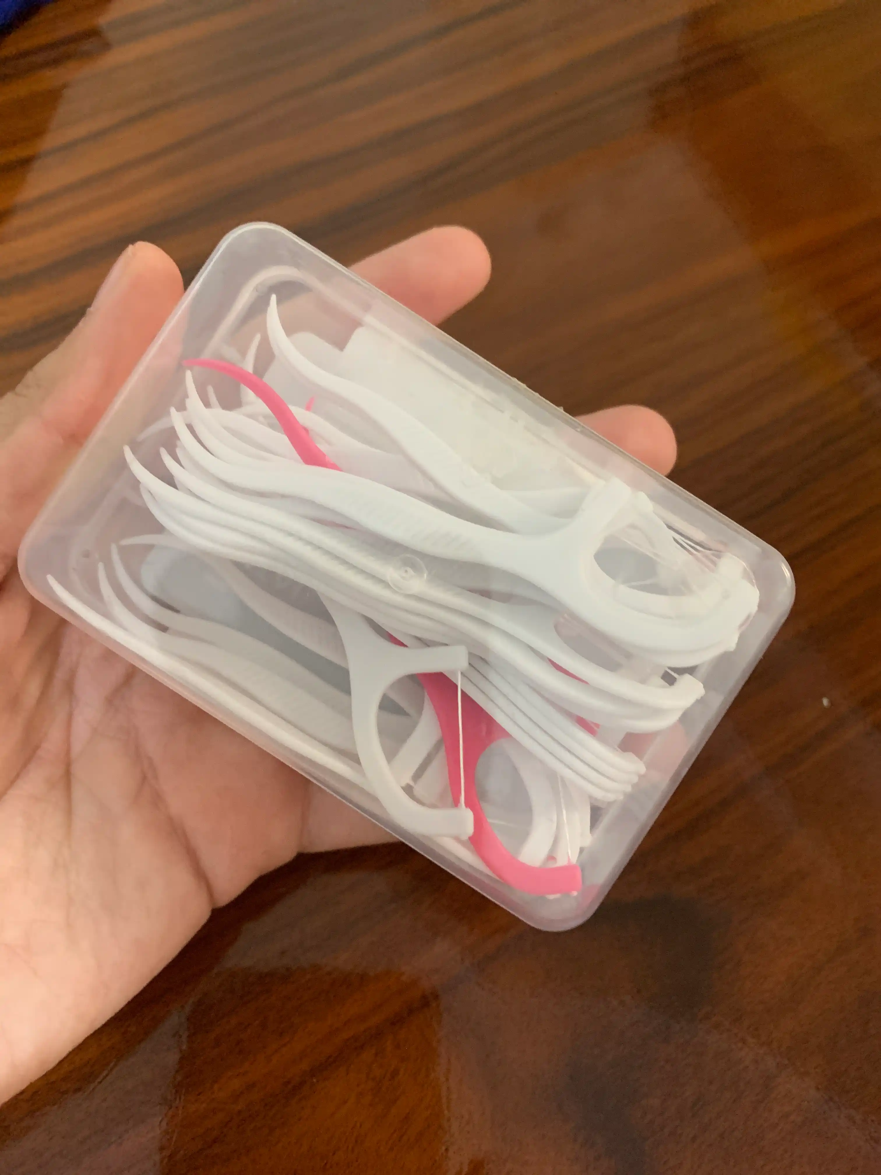 Tish ipi, 30 dona, tish tozalagich, flosser, qadoqda
