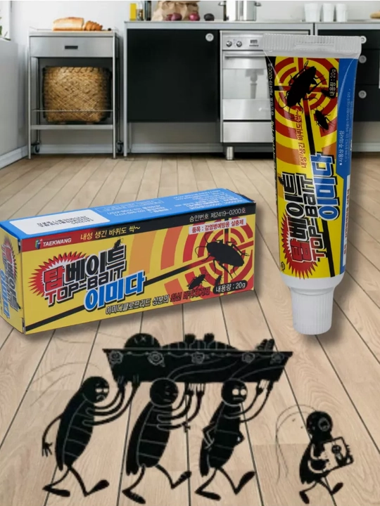 Top Bait — Koreya sifati. Kuchli formula, tez natija, tarakanlarga yakuniy nuqta - 