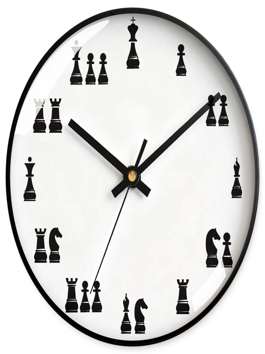 Shaxmat soati (DIAMETR 34SM), shaxmat devor soati, Chess King Clock - 