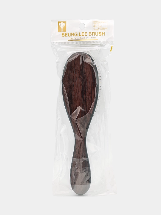 Koreyscha soch massaj tarog‘i, metall tishli Seung Lee Brush, o‘rtacha