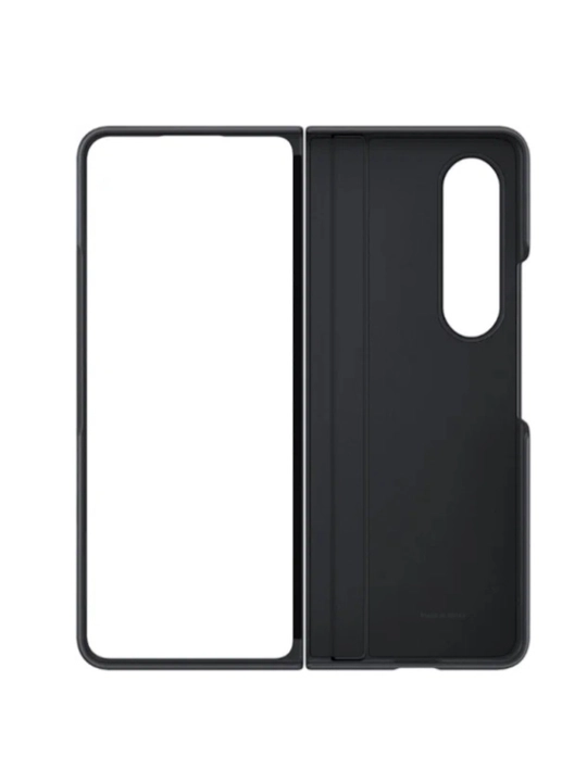 Кожаный чехол Samsung Galaxy Z Fold4 черный - 