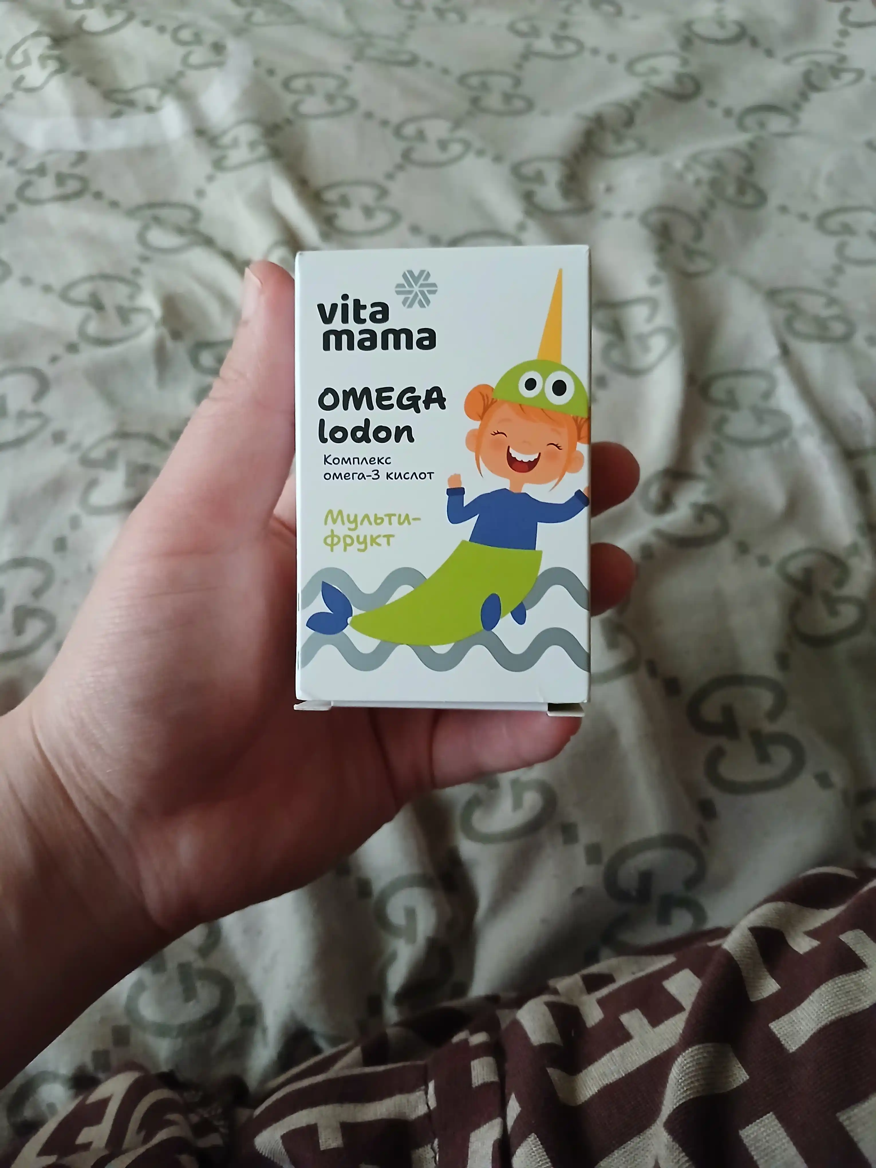OMEGAlodon multimevali Omega-3 kompleksi – bolalar uchun Vitamama, 60 kapsula