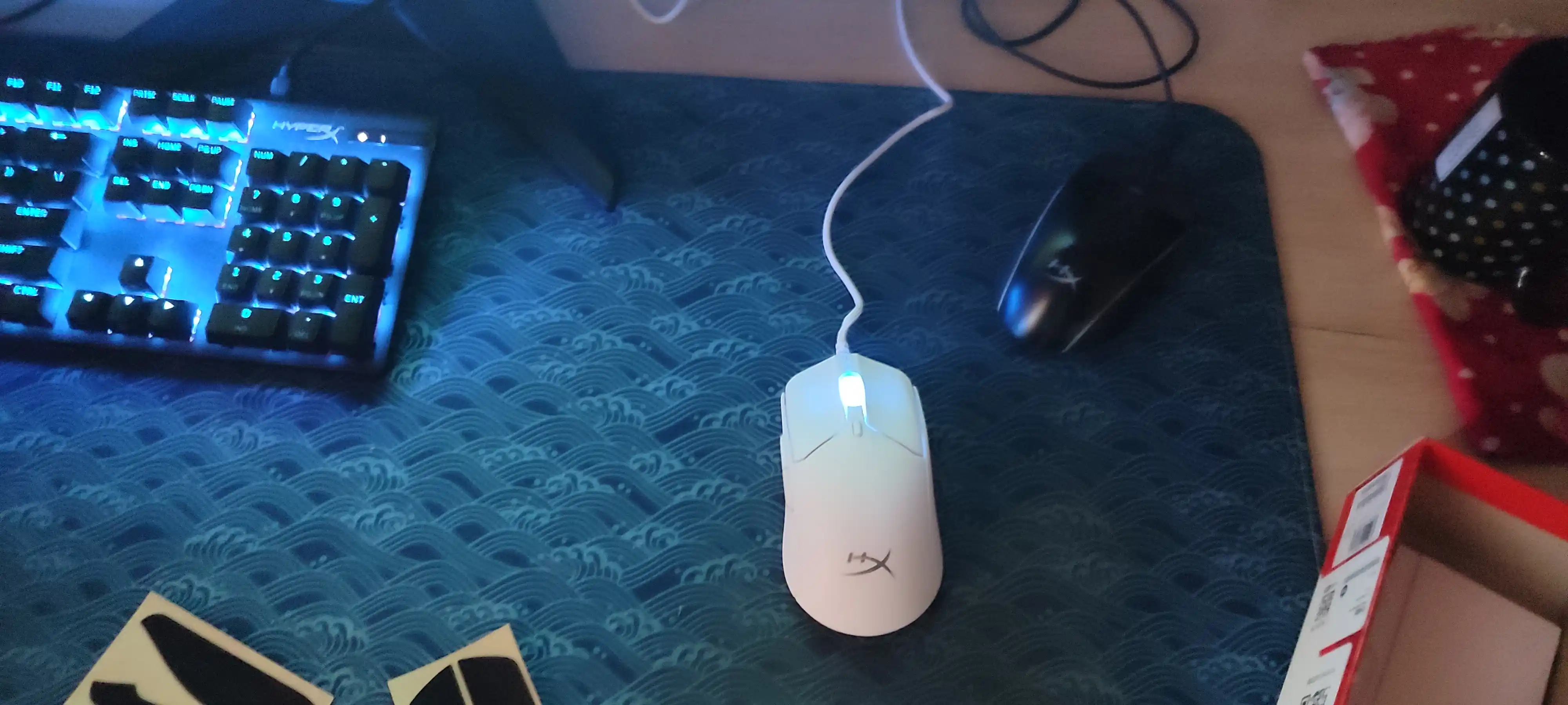 Simli o‘yin sichqonchasi HyperX Pulsefire Haste 2, vazni 53g, 6 tugma, 26000 DPI, 8000Hz