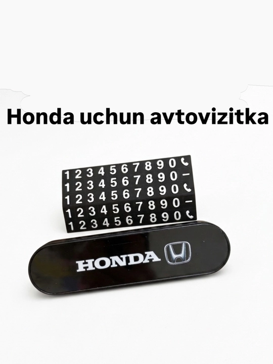 Avtovizitka – avtomobil uchun vizitka ushlagich, telefon raqam yozish kartasi - 