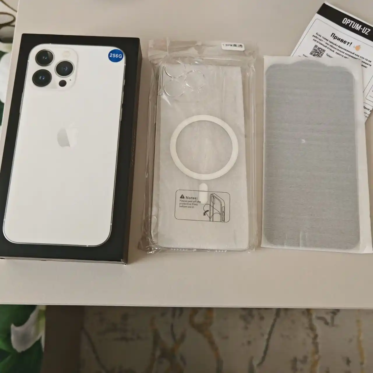 Smartfon Apple iPhone 13 Pro MAX,128/256 SIM+sim, g‘ilof va shisha sovg‘a sifatida