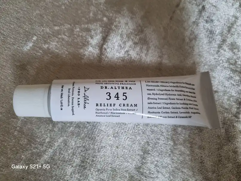 Dr. Althea 345 Relief Cream - sezgir va muammoli teri uchun tinchlantiruvchi krem, 50 ml