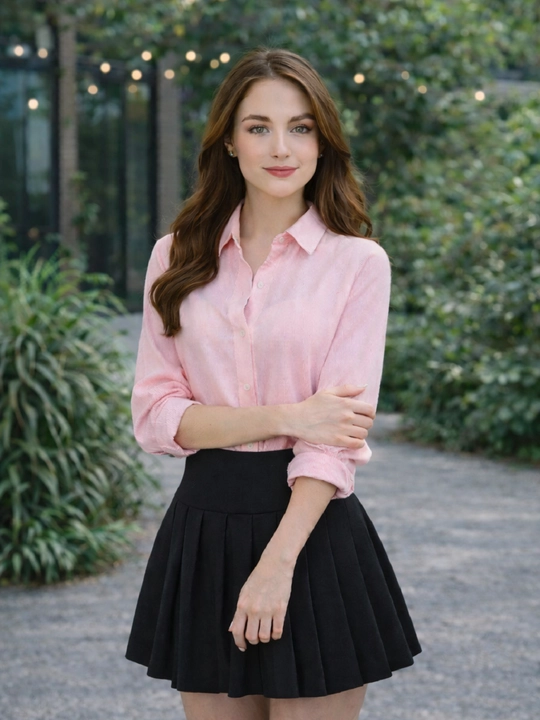 Юбка мини в складку, женская плиссированная юбка, размеры XS, S, M, полиэстер