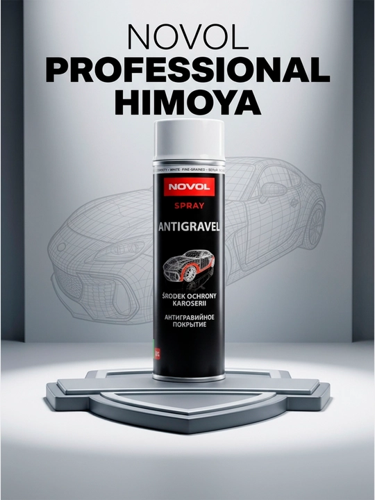NOVOL SPRAY Antigravel MS antigravel qoplamali aerozol, 500 ml, oq rang