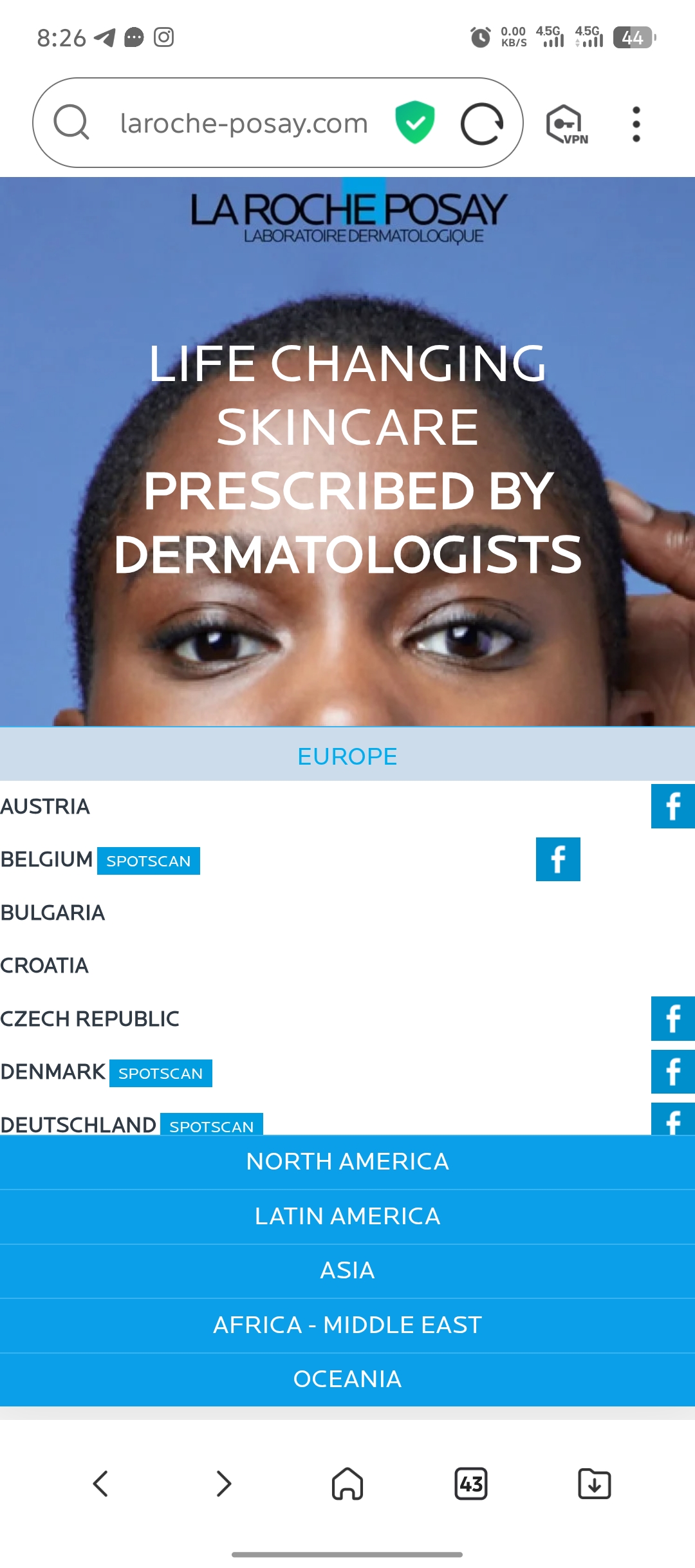 LA ROCHE-POSAY EFFACLAR гель очищающий, пенящийся, для чувствительной жирной кожи лица и тела, 400 мл