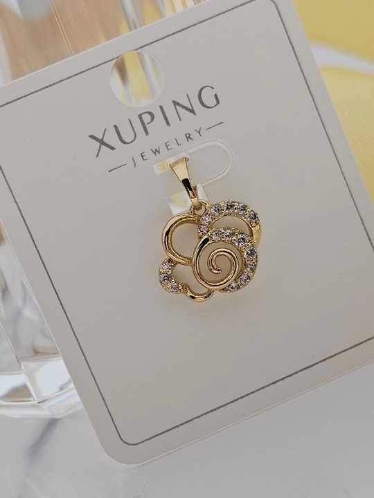 Кулон Xuping женский, на цепочку, с камнями, гипоаллергенный - 