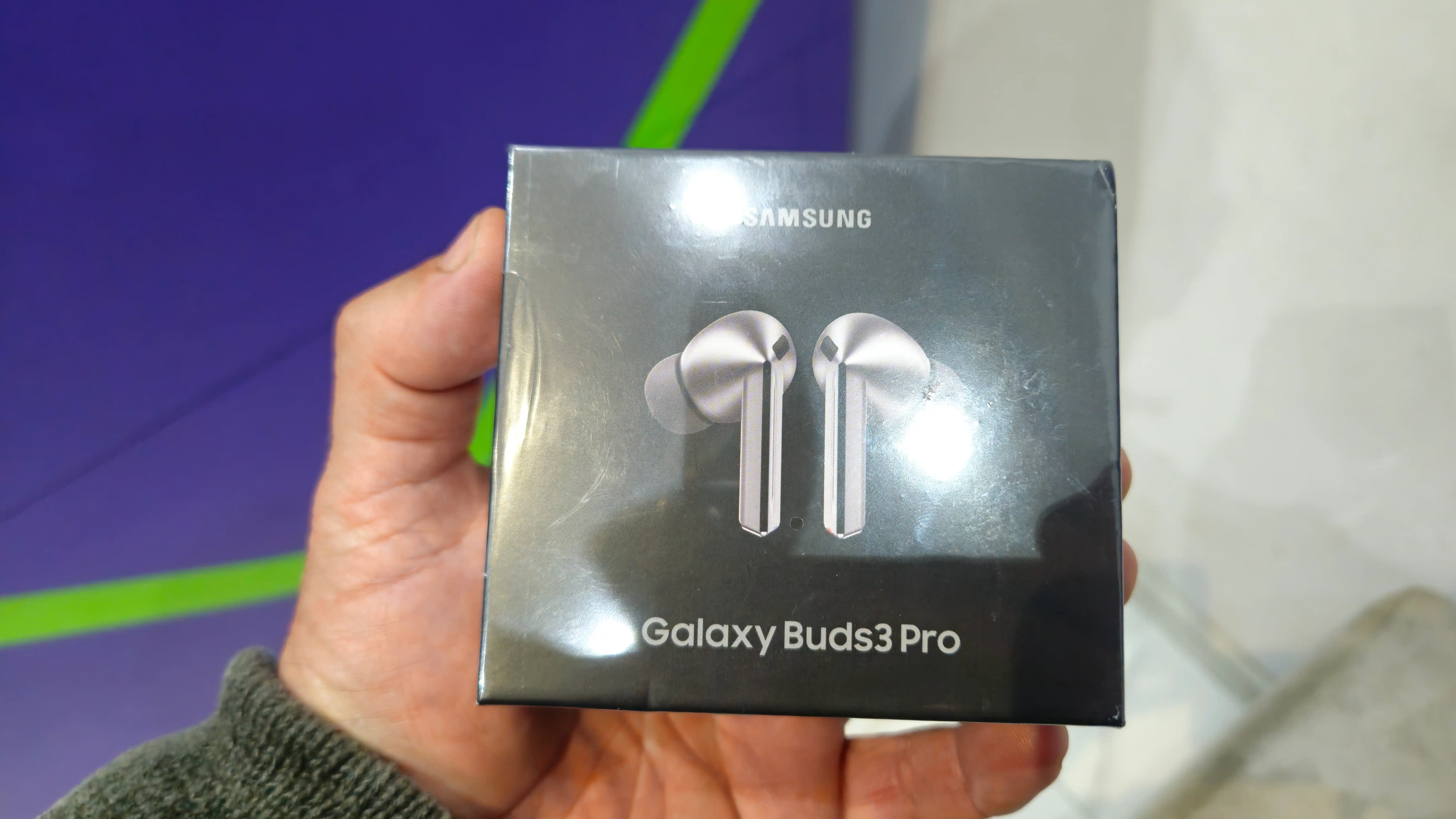 Sensorli Galaxy Buds 3 Pro simsiz quloqchinlari