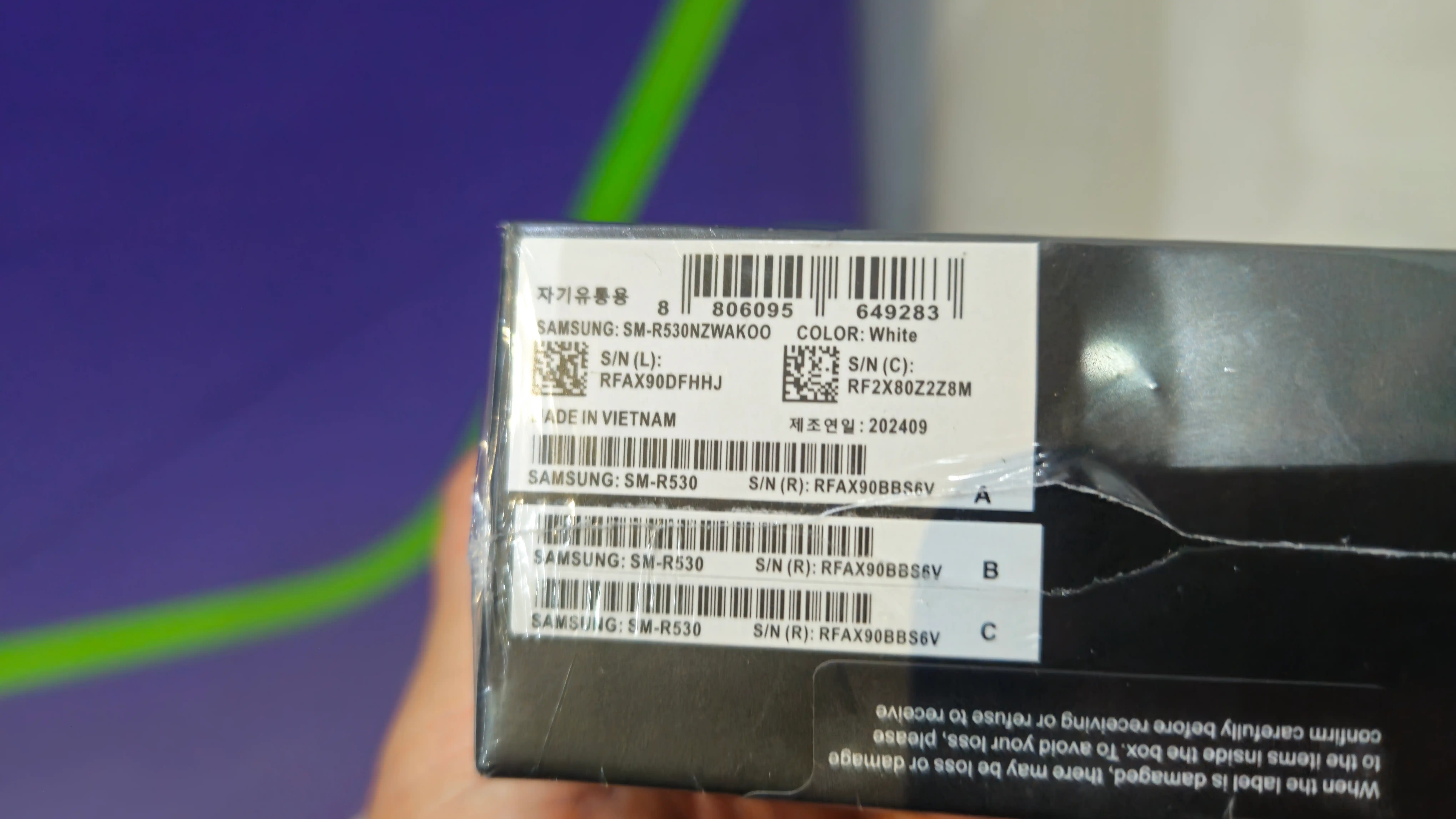 Sensorli Galaxy Buds 3 Pro simsiz quloqchinlari