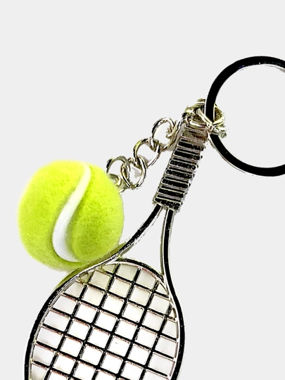 Брелок Теннисная ракетка — ЛЮБМАГ-TENNIS-ЖЕЛТ