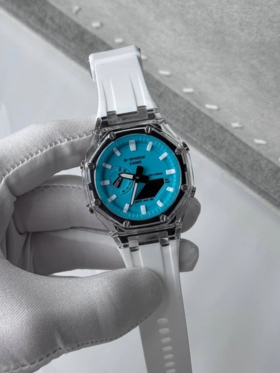 Мужские часы G-Shock в современном стиле — TIMESLW-PATECOAT-БЕЛЫЙ