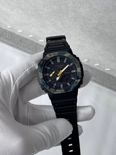 Мужские часы G-Shock в современном стиле — TIMESLW-PATECOAT-ТЕМНЗЕЛ