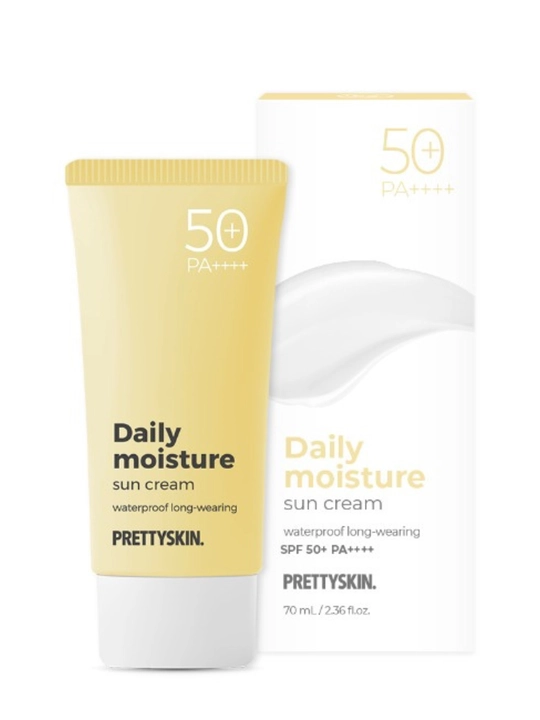 PrettySkin Daily Moisture Sun Cream SPF50+ – солнцезащитный крем для лица, 70 мл