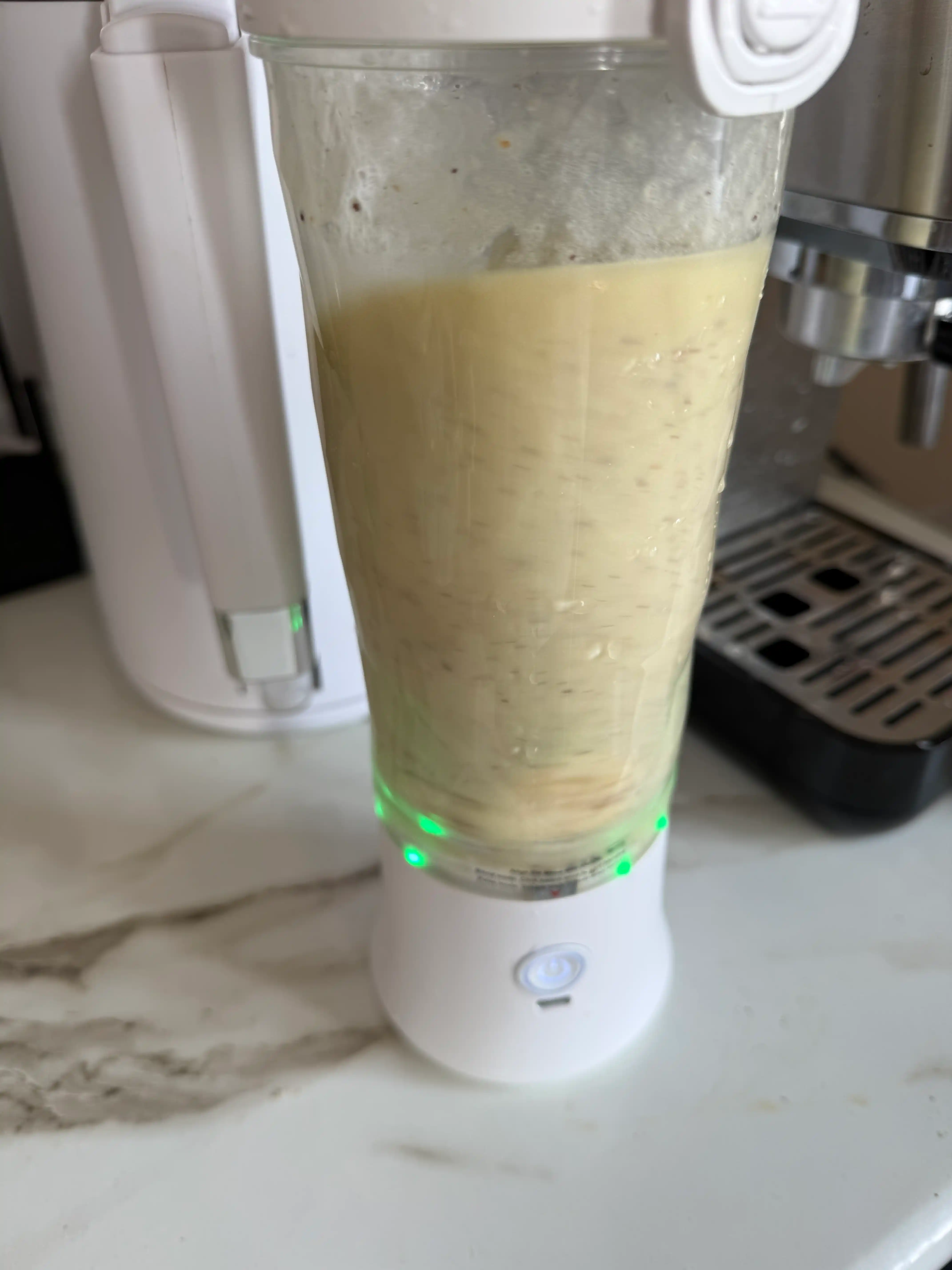 Portativ blender, qo‘l mini-sheykeri, 3 tasi 1 da, smuzi tayyorlash uchun, kuchli, 600 ml