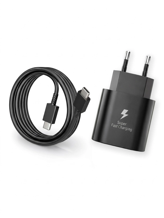 Зарядное устройство Samsung 45W, 25W с кабелем Type-C, быстрая зарядка