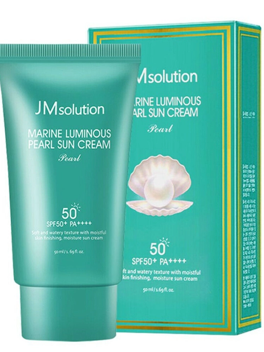 JMsolution Marine Luminous Pearl Sun Cream SPF50+ PA++++ солнцезащитный крем, 50 мл