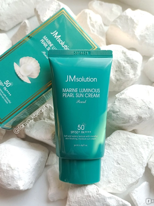 JMsolution Marine Luminous Pearl Sun Cream SPF50+ PA++++ солнцезащитный крем, 50 мл - 