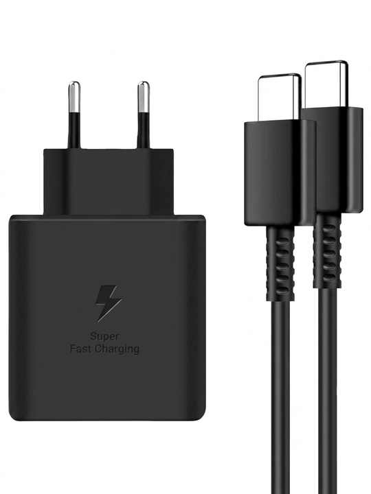 Зарядное устройство Samsung 45W, 25W с кабелем Type-C, быстрая зарядка