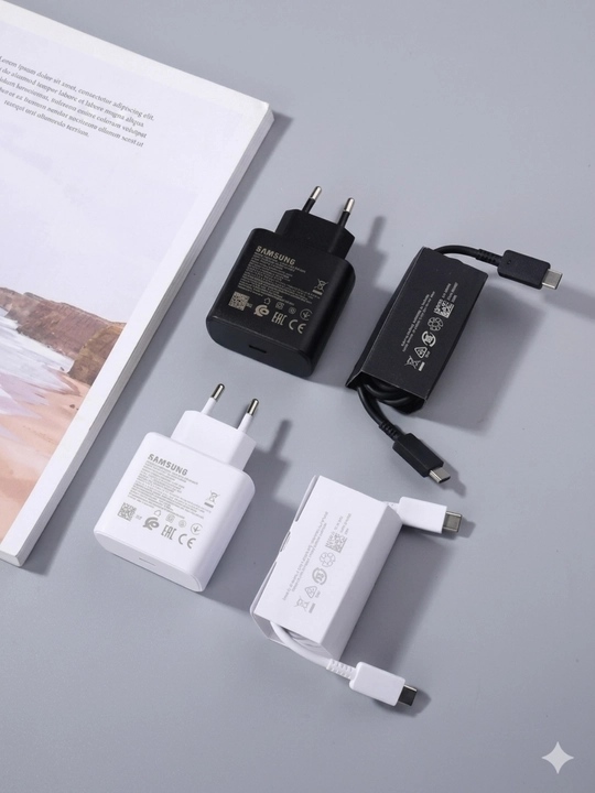 Зарядное устройство Samsung 45W, 25W с кабелем Type-C, быстрая зарядка
