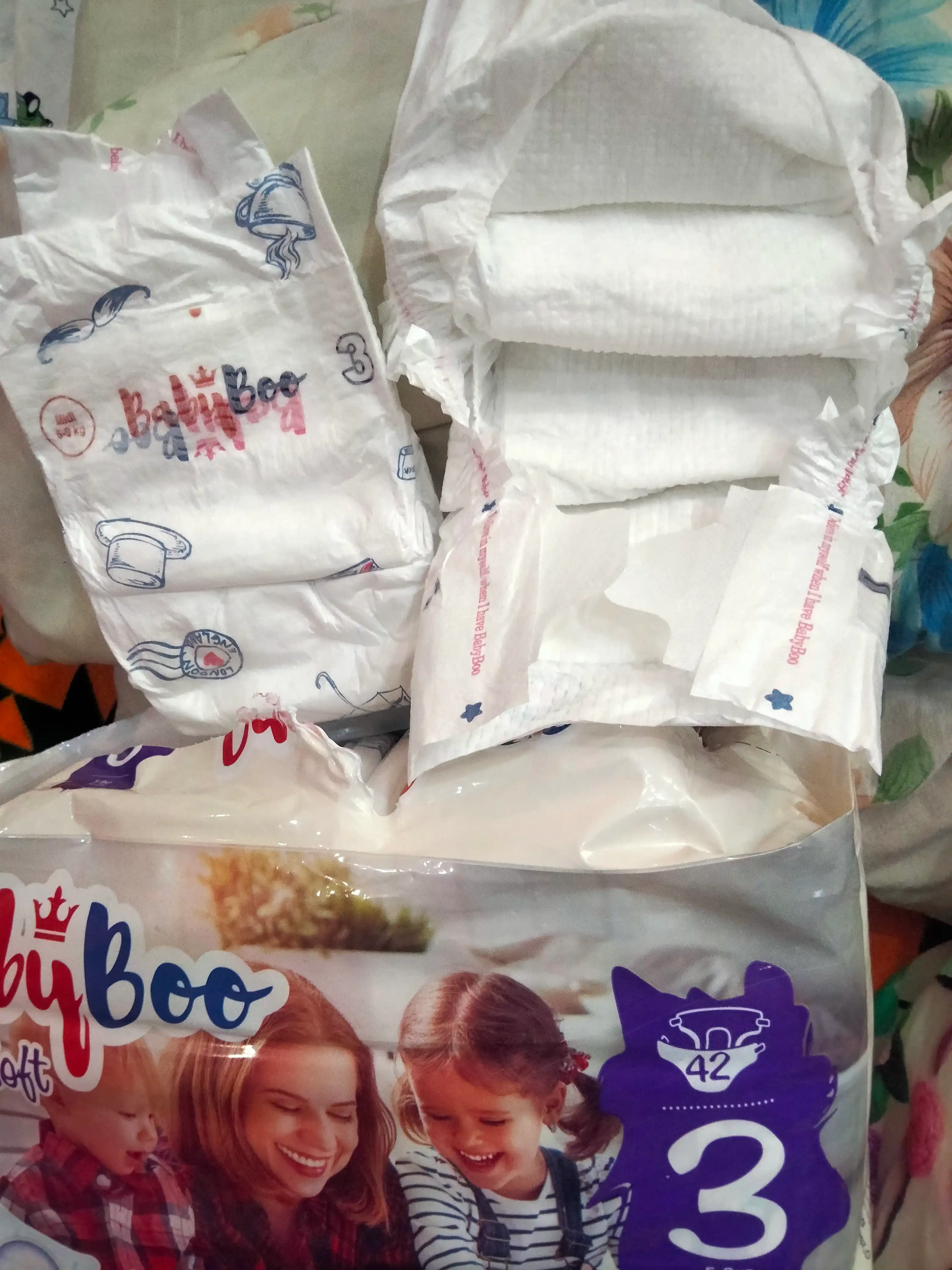 Детские подгузники BabyBoo UltraSoft №3, 5-9 кг, 42 шт