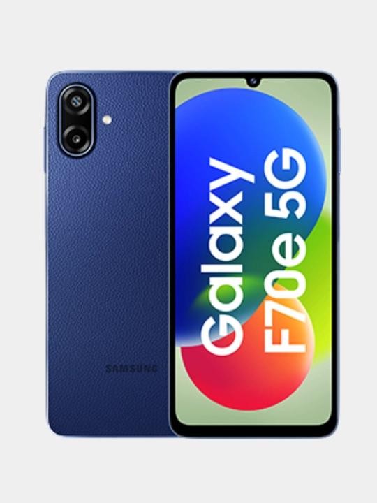 Смартфон Samsung F70e 5G, экран 120 Гц, чип MediaTek Dimensity 6300, батарея 6000 мА·ч
