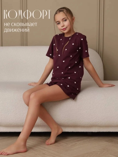 Футболка и шорты для девочек