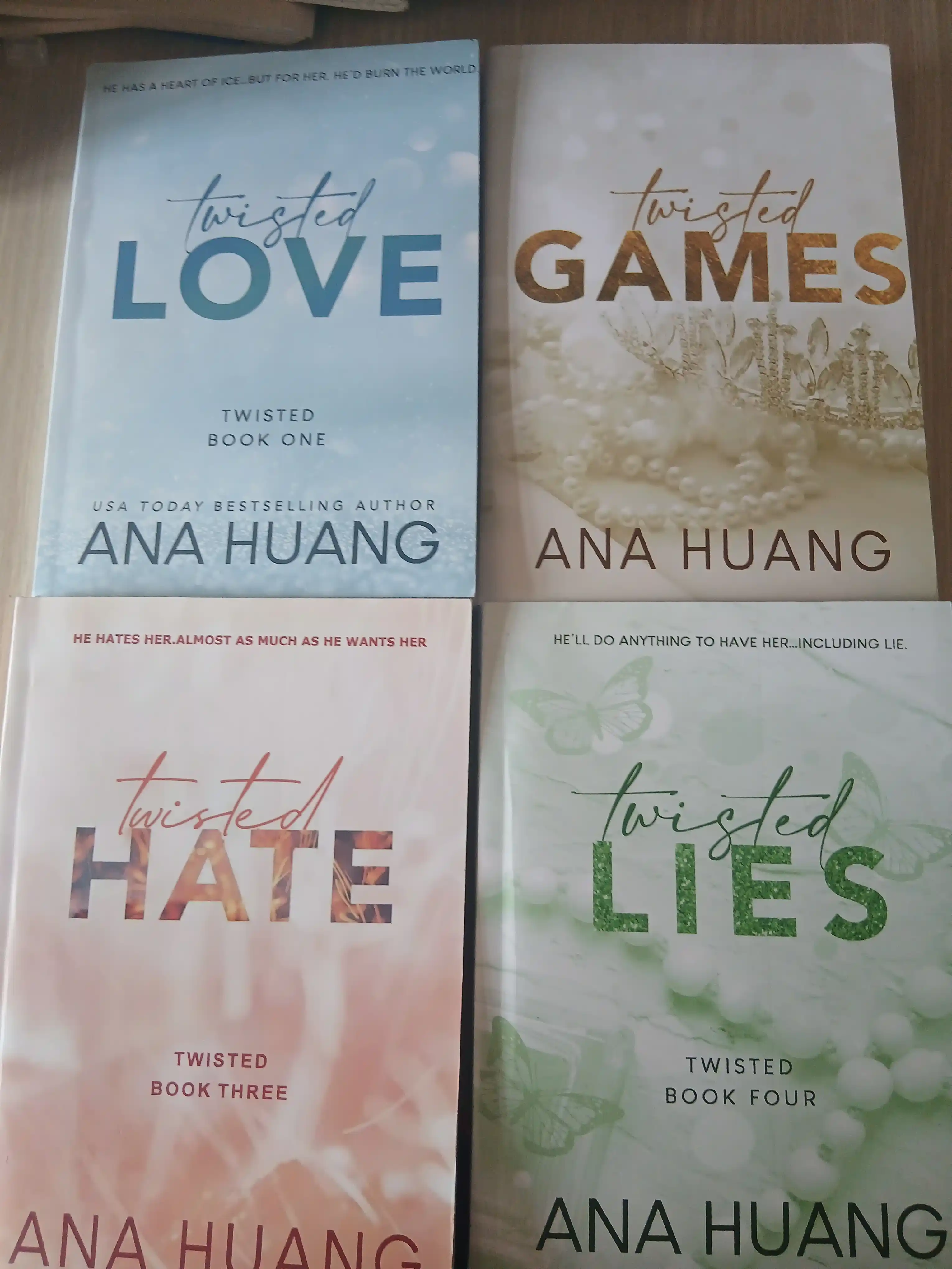 4-in-1 Set: Destructive Love, Game, Lies, Hate (in English)