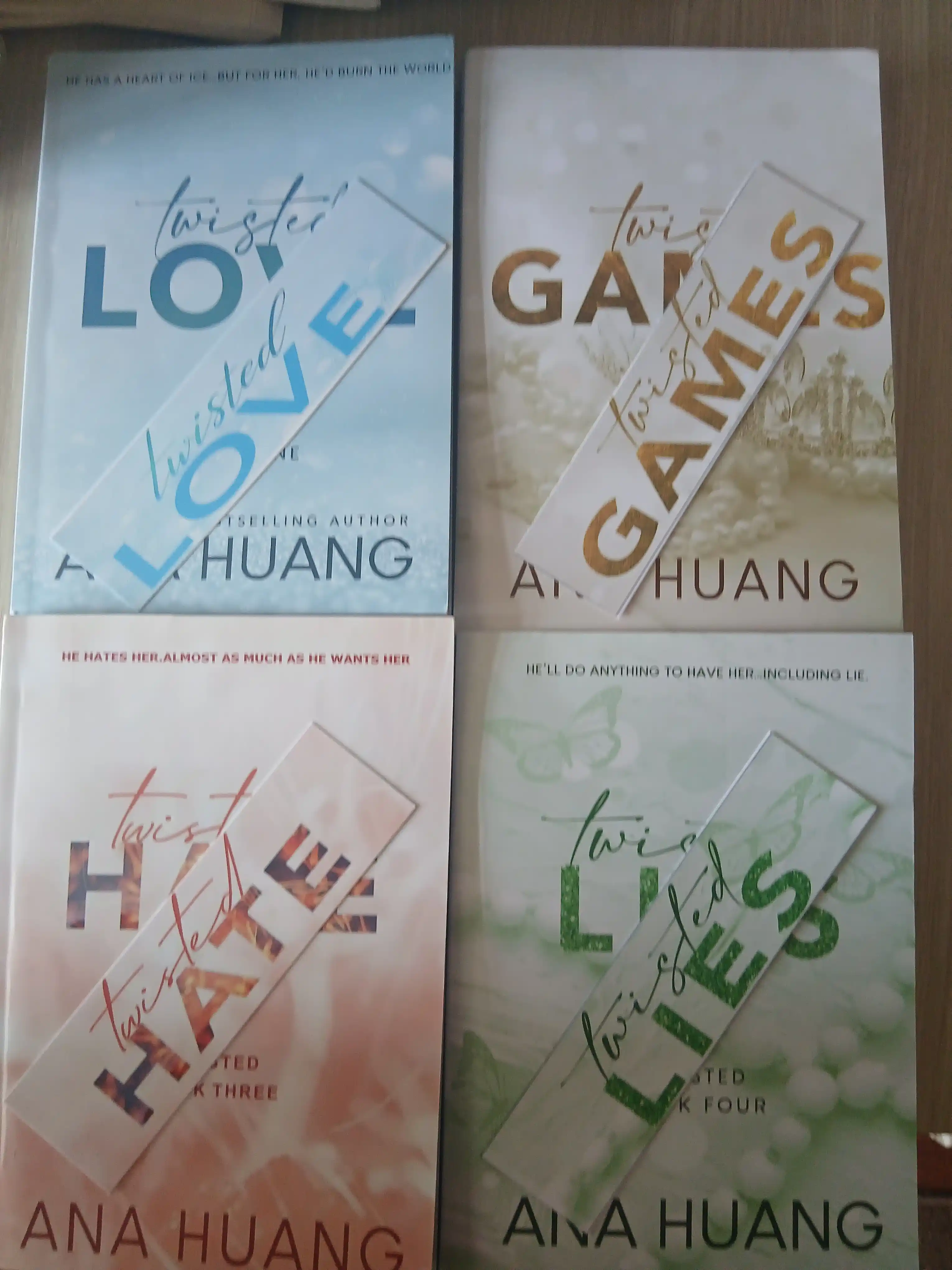 4-in-1 Set: Destructive Love, Game, Lies, Hate (in English)