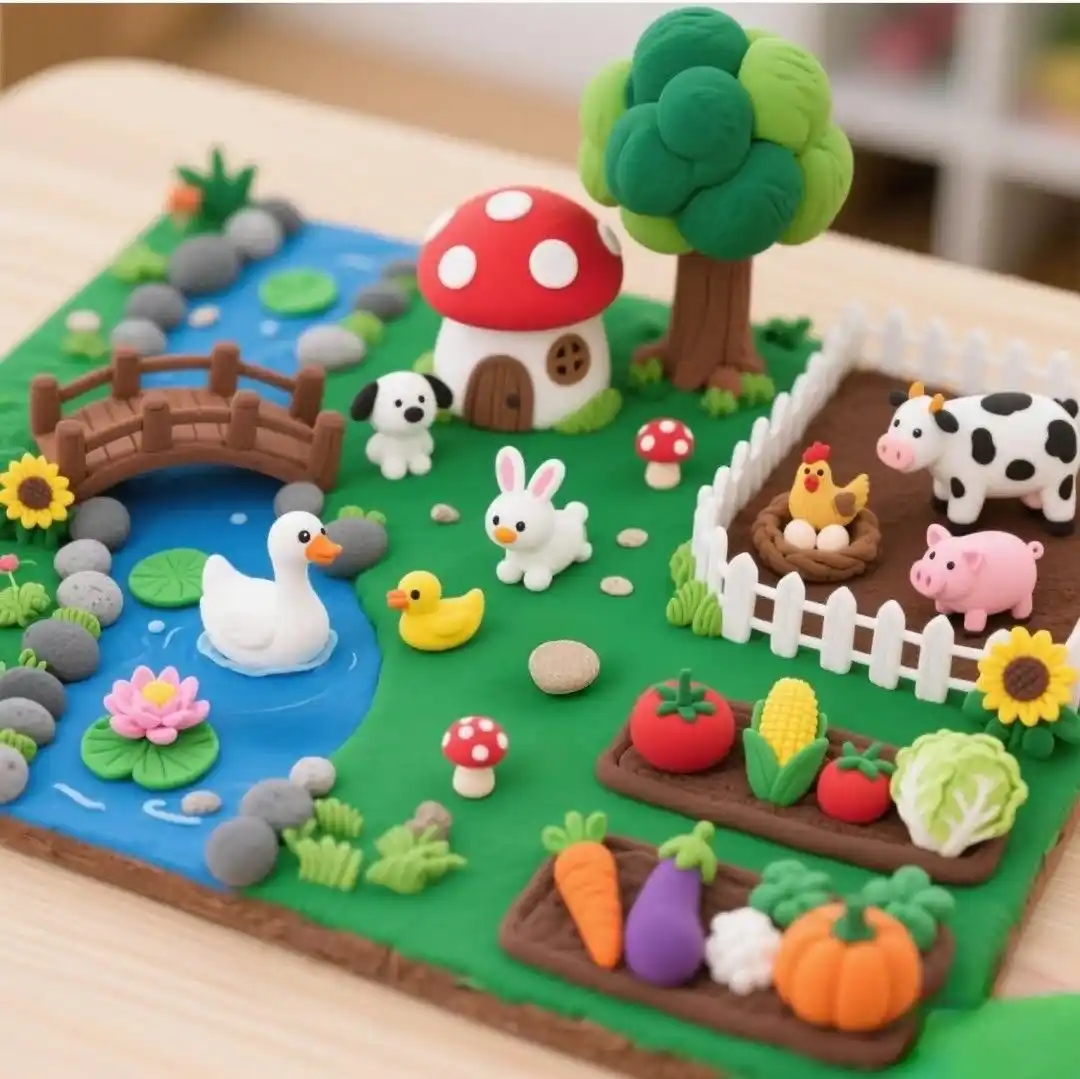 Havo rangli ijodiy plastilin to‘plami