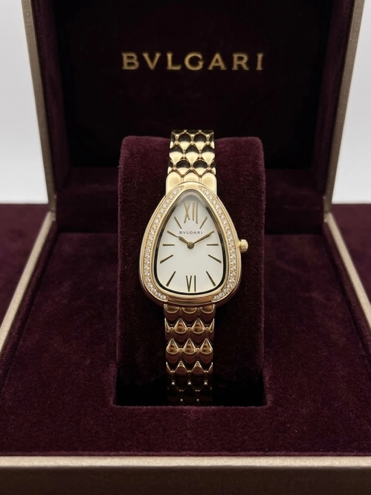 Ayollar soati, kvars mexanizmi, sovg‘a qutisidagi ayollar uchun BVLGARI qo‘l soati